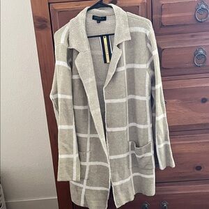 Joseph A. Sage Green Knit Cardigan NWT Size Large